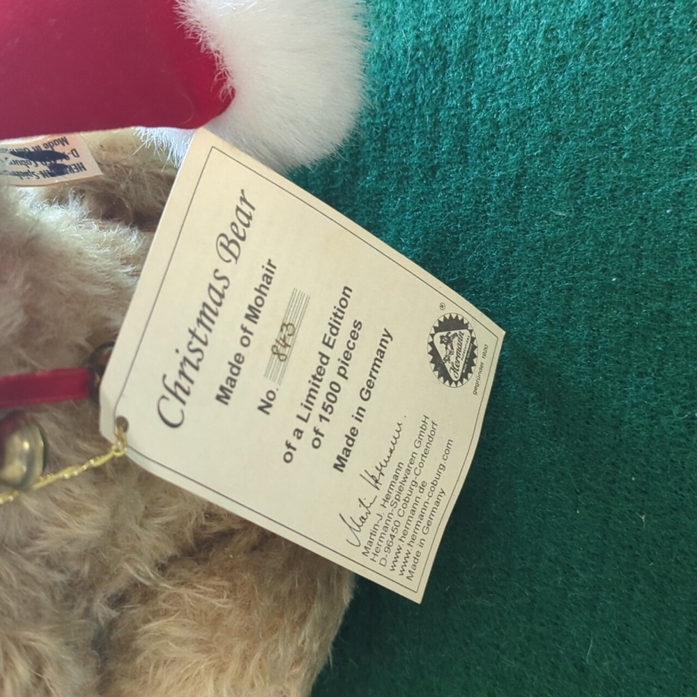 Hermann Christmas bear numbered - Picture 4 of 6